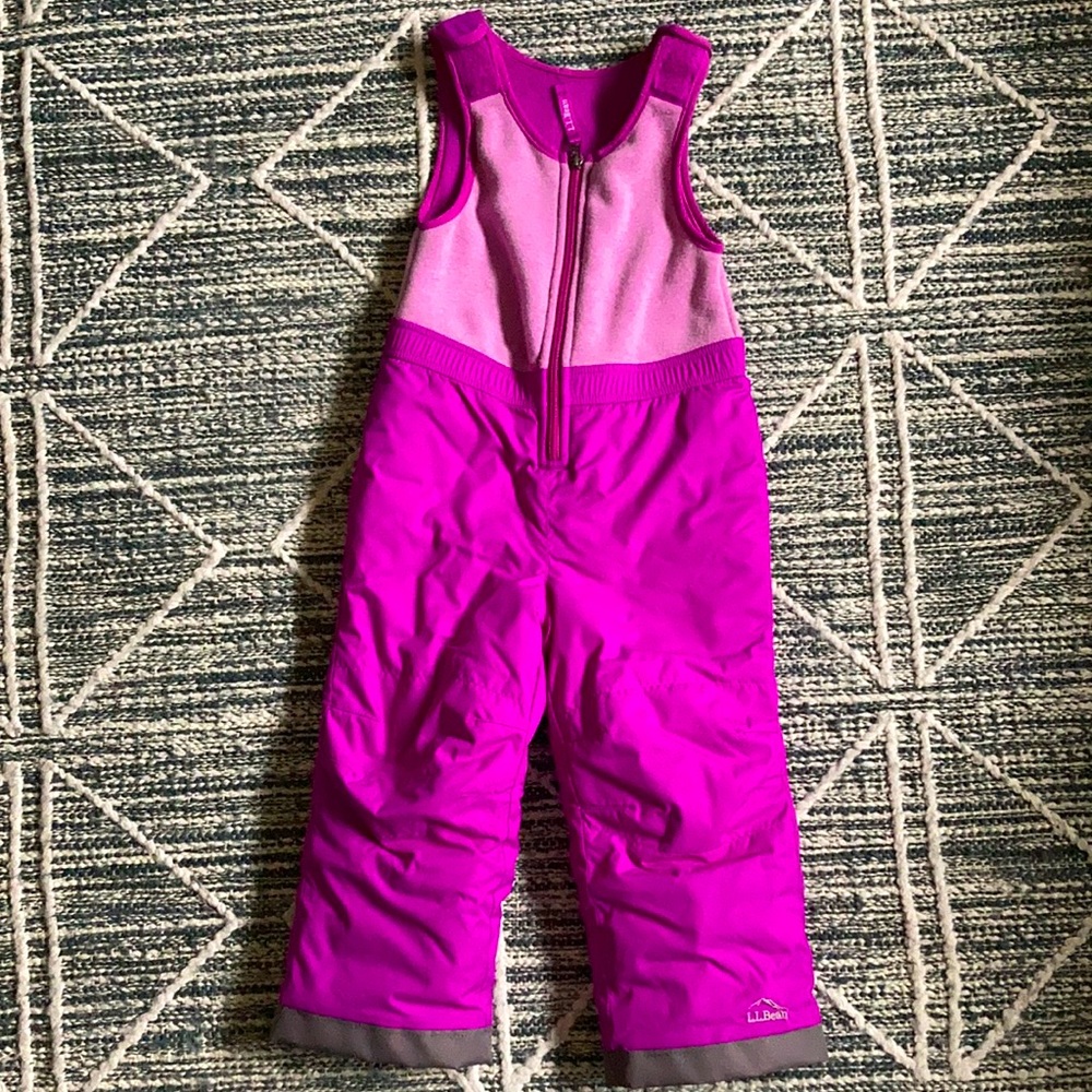 LL Bean girls snow pants